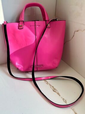 BCBGMaxAzria Hot Pink Crossbody satchel